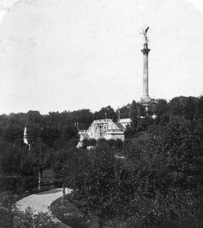 Monumento del Ángel de la Paz, Múnich, Alemania, c. 1900 de Wurthle and Sons