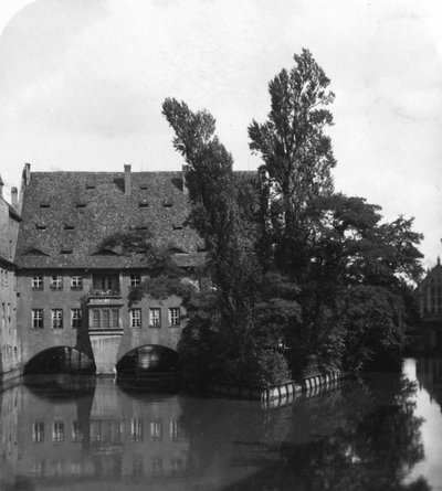Hospital del Espíritu Santo, Núremberg, Baviera, Alemania, c1900s de Wurthle and Sons