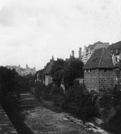 Castillo de Núremberg, Núremberg, Alemania, c1900s de Wurthle and Sons