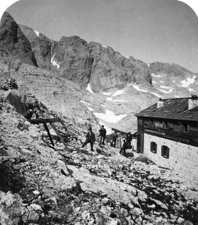 Cabaña Simony, Salzkammergut, Austria, c. 1900s de Wurthle and Sons