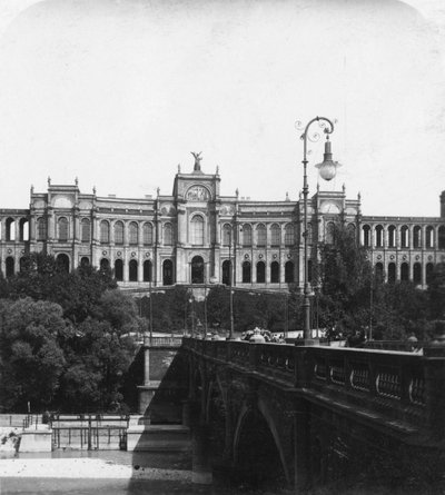 El Maximilianeum, Múnich, Alemania, c1900 de Wurthle and Sons