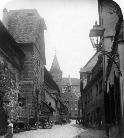 La Puerta del Tiergartnertor, Núremberg, Alemania, c1900s de Wurthle and Sons