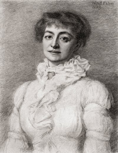 Helena Modjeska, de The Century Illustrated Monthly Magazine, publicado en 1884 de Wyatt Eaton