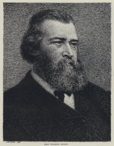Jean Francois Millet, pintor francés (litografía) de Wyatt Eaton