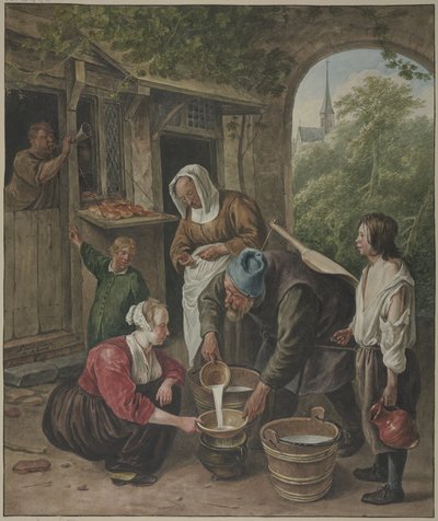 La vendedora de leche de Wybrand Hendriks