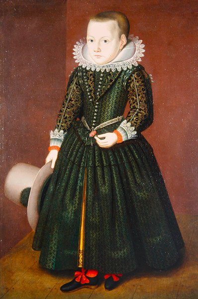 Retrato de un niño de Wybrand Simonsz. de Geest