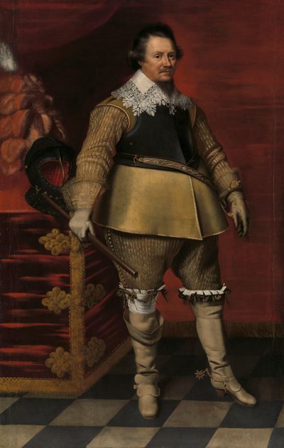 Retrato de Ernesto Casimiro I, Conde de Nassau-Dietz
Retrato de Ernesto Casimiro I (1573-1632), Conde de Nassau-Dietz de Wybrand de Geest (I)
