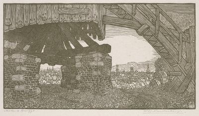 Molino en Brujas de Wynand Otto Jan Nieuwenkamp