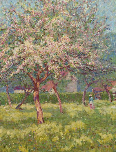 Un huerto en flor de Wynford Dewhurst