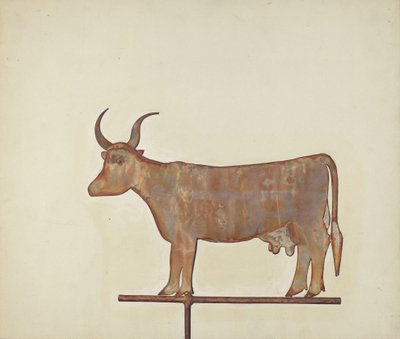 Veleta de vaca, c. 1938 de Wynna Wright
