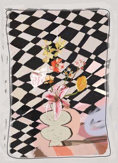 Arreglo floral a cuadros de XHOZUCAN