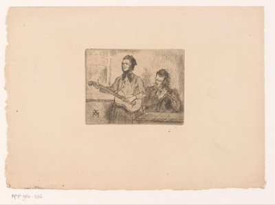 Dos músicos de Xavier Mellery