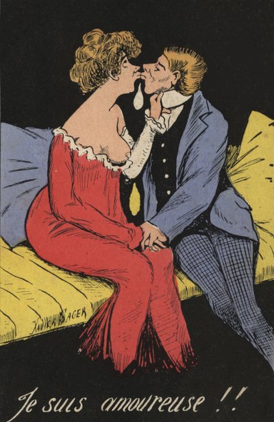 Pareja besándose de Xavier Sager
