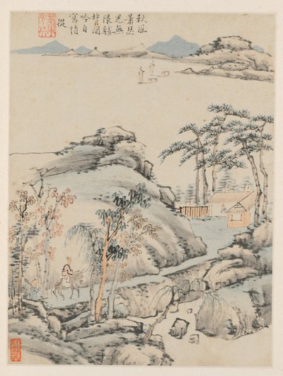 Álbum de paisajes estacionales, Hoja F de Xiao Yuncong