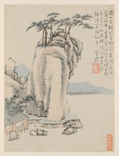 Álbum de paisajes estacionales, Hoja G hoja anterior 7 de Xiao Yuncong