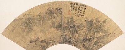 Paisaje con Figura de Xie Shichen