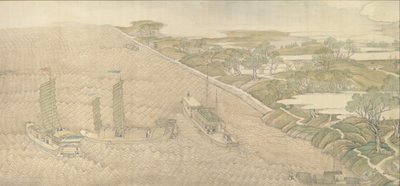 Inspección del Sur del Emperador Qianlong, Pergamino Cuatro: La Confluencia del Huai de Xu Yang