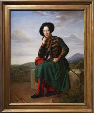 La Sra. Bru, cantinera del 7º Regimiento Hussard de Y. H.