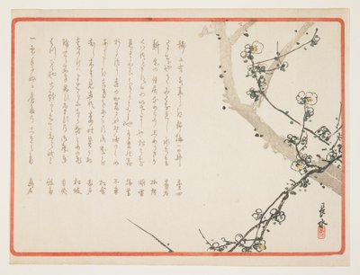 (Flores de ciruelo) de Yabu Chosui