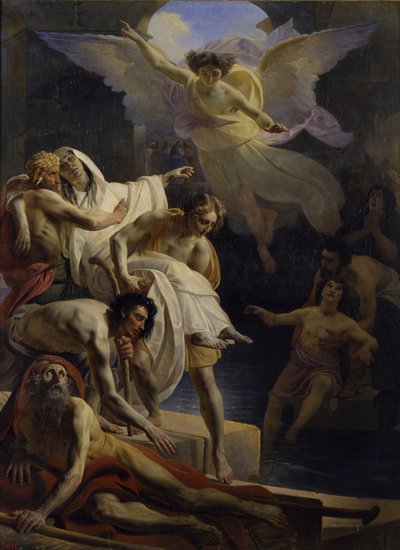 La curación en el estanque de Siloé, 1845 de Yakov Fyodorovich Kapkov