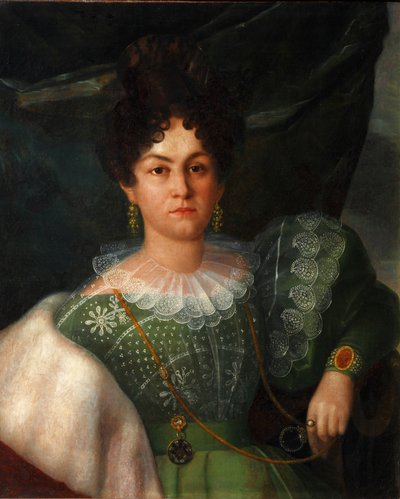 Retrato de Anna Borisovna Bakunina 1802-1835, 1832 de Yakov Streshnev