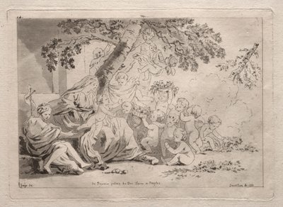 Holy Family with Putti de Yamaguchi Sekkei