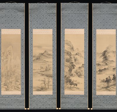 Paisajes de las cuatro estaciones de Yamamoto Baiitsu