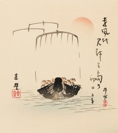 Grabado en Madera - Takarabune, finales del siglo XIX de Yamamoto Hosui