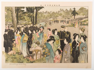 Fiesta en el jardín del almirante Tōgō de Yamamoto Shoun