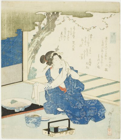 Ropas de verano (Natsugoromo), de la serie "Una comparación de incienso (Takimono awase)" de Yanagawa Shigenobu II
