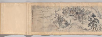 pintura de pergamino de Yang Wencong