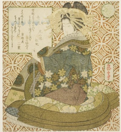 Jurojin, de la serie "Una parodia de los siete dioses de la buena fortuna (Mitate shichifukujin)" de Yashima Gakutei
