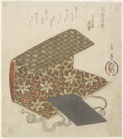 Carpeta estampada para el Círculo Horinouchi, mediados del siglo XIX de Yashima Gakutei