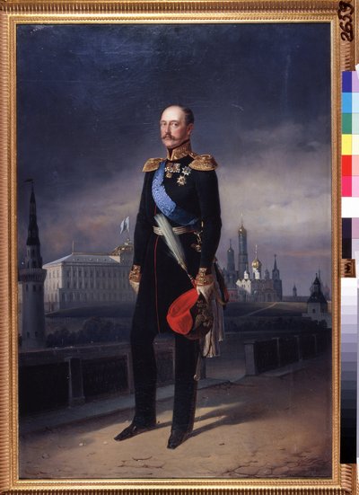 Retrato del emperador Nicolás I de Yegor (d.1891) Bottman