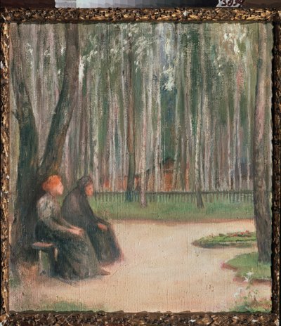 Vers le soir (Hacia la noche) - Pintura de Yelena Nikolayevna Villiam (1860-1919), óleo sobre lienzo de Yelena Nikolayevna Villiam