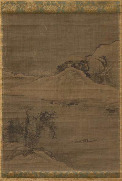 Paisaje con pescadores, 1600s de Yi Bul hae