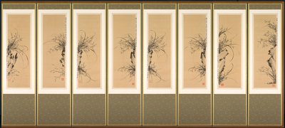 Orquídeas y rocas, 1897-98 de Yi Ha eung