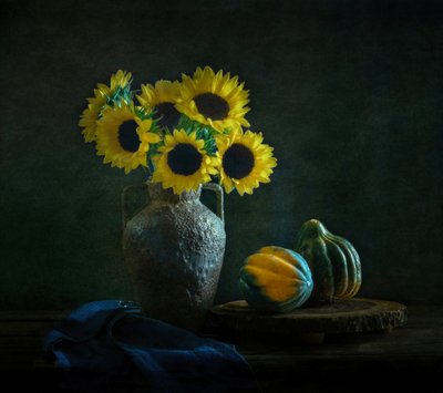 Girasoles y calabazas melancólicos de Yinan F.