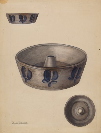 Fuente para Hornear, c. 1936 de Yolande Delasser