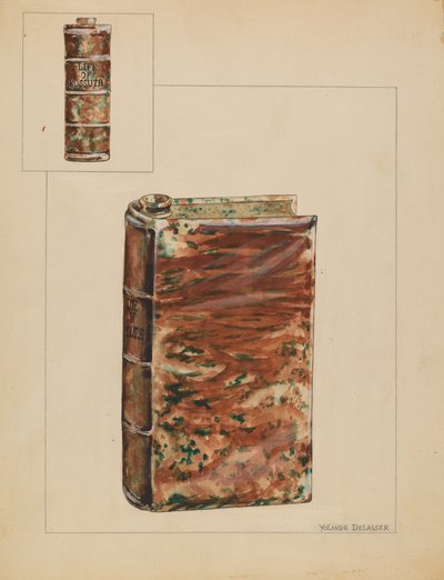 Botella de libro, c. 1937 de Yolande Delasser