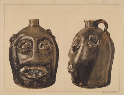 Jarra grotesca, c. 1936 de Yolande Delasser