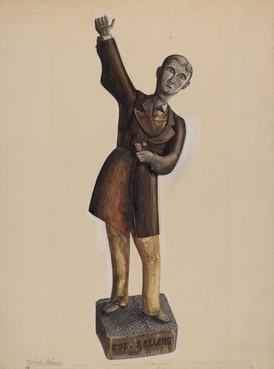 Hombre Medicina, c. 1937 de Yolande Delasser