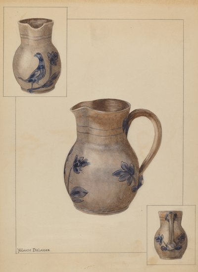 Jarra de agua, c. 1936 de Yolande Delasser