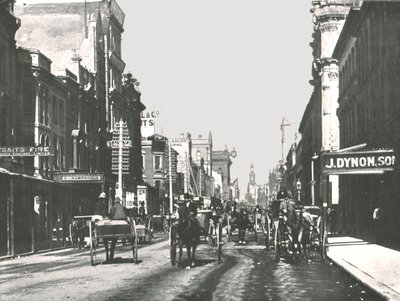 George Street, Sídney, Australia, 1895 de York and Son