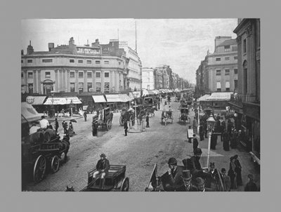 Regent Circus y Oxford Street, mirando al Este, c1900 de York and Son