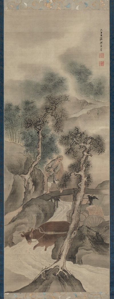 Water Buffalo Returning Home de Yosa Buson