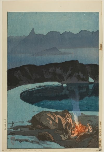 Acampando en Washibadake de Yoshida Hiroshi