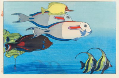 El acuario, Honolulu de Yoshida Hiroshi