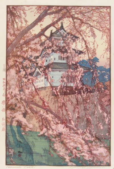El castillo de Hirosaki de Yoshida Hiroshi