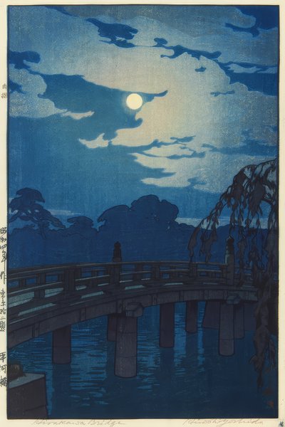 El puente Hirakawa de Yoshida Hiroshi